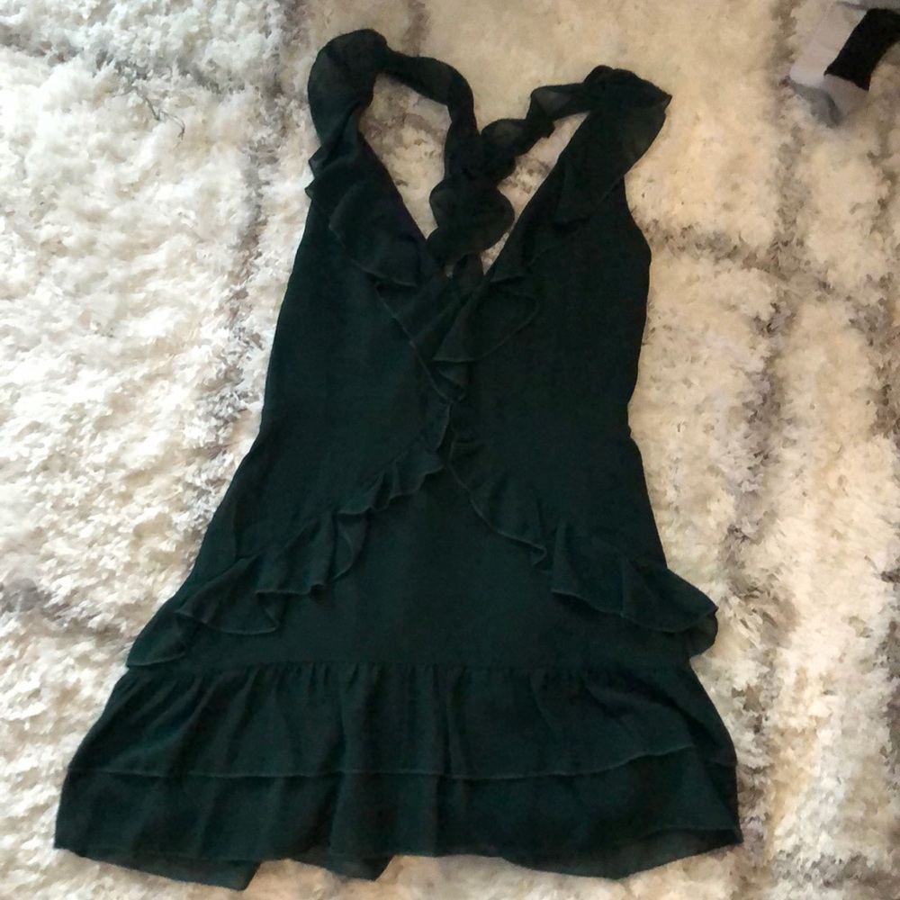 Tobi emerald green dress